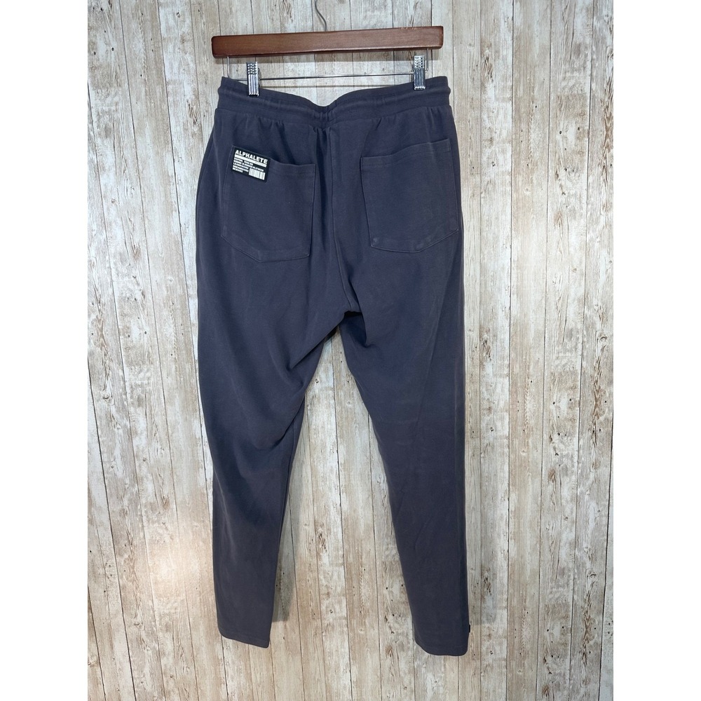 Alpha Athletics Mens Joggers Sweatpants Athletic Drawstring Gray size Large‎